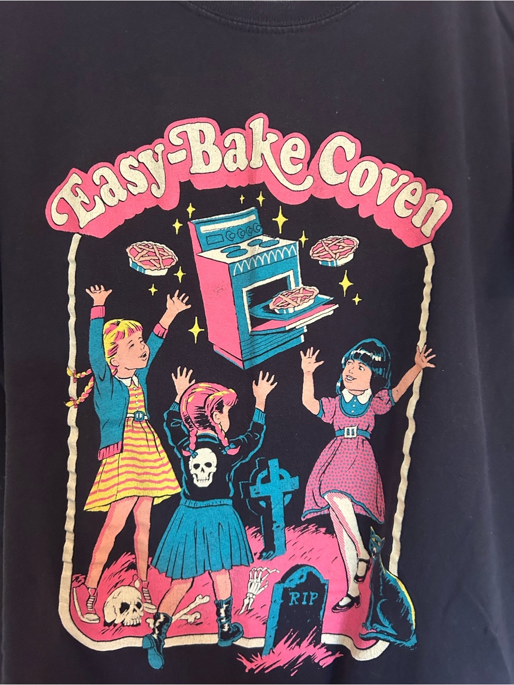 Women's Black 'Easy-Bake Coven' Graphic Tee by CreepyCo. - Picture 2 of 3